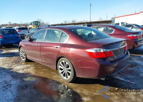 2013 Honda Accord Sport from USA, damaged, VIN 1HGCR2F57DA242092